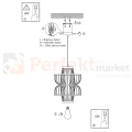 Lampa wisząca Astra rattanowa boho 1xE27 Light Prestige perfektmarket (10).webp