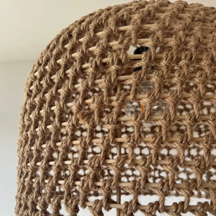 Lampa wisząca Kanso 40cm rattanowa boho 1xE27 Light Prestige LP-2025_1P 40 cm perfektmarket (4).webp