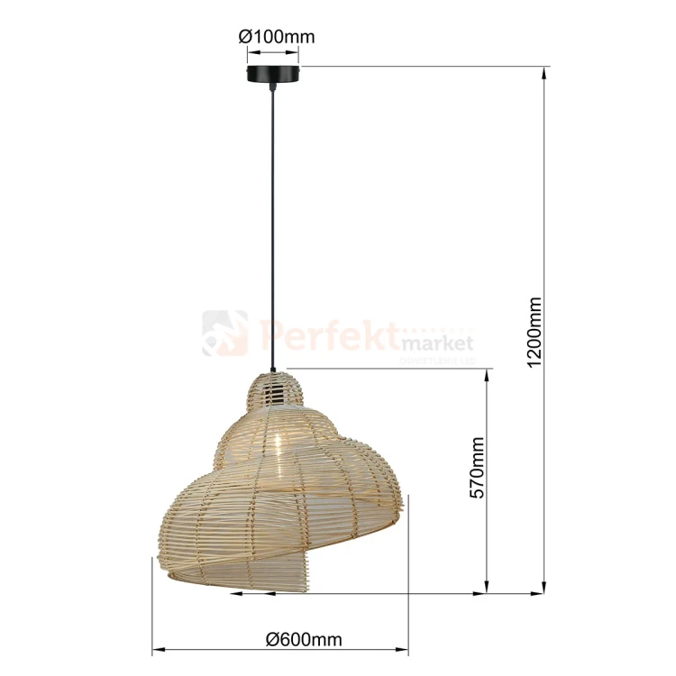 Lampa wisząca Shella 60cm rattanowa boho 1xE27 Light Prestige lp-1806_1p 60cm perfektmarket (1).webp