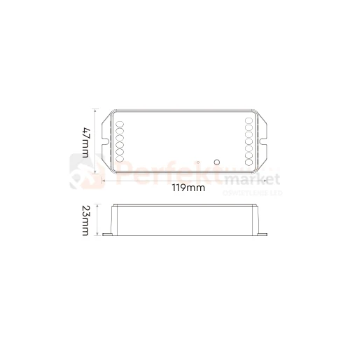 sterownik do taśm LED 12-48V dc miboxer PW2  sterowanie wifi pilot  perfektmarket (3).webp