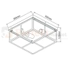 Monza plafon szklany glamour chromowany LP-2323_2C Light Prestige perfektmarket (2).webp