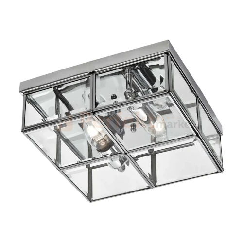 Monza plafon szklany glamour chromowany LP-2323_2C Light Prestige perfektmarket.webp