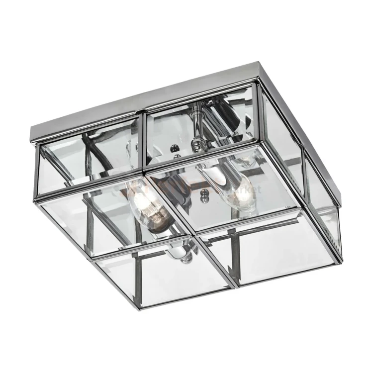 Monza plafon szklany glamour chromowany LP-2323_2C Light Prestige perfektmarket.webp