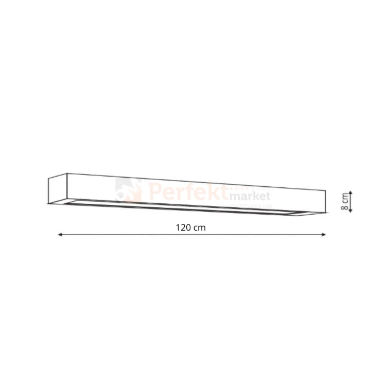 Ibros kinkiet LED czarny duży 120cm 18W CCT IP44 GS-LWA-18W BK CCT perfektmarket (2).webp