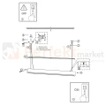 Lampa wisząca LED Ibros 63 cm czarna 18W CCT IP44 LP-7001_1P 20 BK-63 18 cct montaż perfektmarket.webp