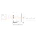 Lampa wisząca LED Ibros 63 cm czarna 18W CCT IP44 LP-7001_1P 20 BK-63 18 cct perfektmarket.webp