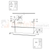 Lampa wisząca LED Ibros 63 cm czarna 18W CCT IP44 LP-7001_1P 20 BK-63 18 cct montaż perfektmarket.webp