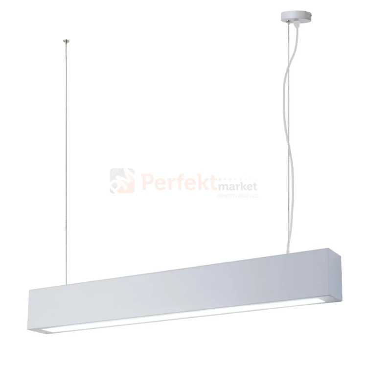 Lampa wisząca LED Ibros 63 cm biała 24W CCT IP20 perfektmarket (1).webp