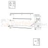 Ibros lampa sufitowa liniowa czarna 63cm 18W CCT IP44 montaż perfektmarket.webp