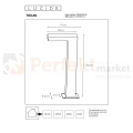 Lampa zewnętrzna stojąca słupek ogrodowy TEXAS IP54 antracyt perfektmarket (2).webp