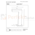 Lampa zewnętrzna stojąca słupek ogrodowy TEXAS IP54 antracyt 40 cm perfektmarket 2.webp
