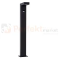 Lampa zewnętrzna stojąca słupek ogrodowy z czujnikiem PIR TEXAS IP54 3000K 60 cm antracyt 3.webp
