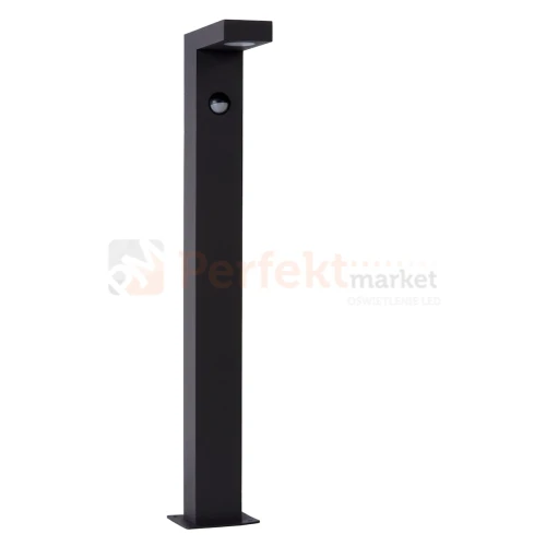 Lampa zewnętrzna stojąca słupek ogrodowy z czujnikiem PIR TEXAS IP54 3000K 60 cm antracyt 3.webp