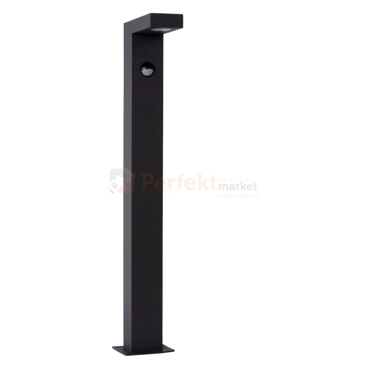 Lampa zewnętrzna stojąca słupek ogrodowy z czujnikiem PIR TEXAS IP54 3000K 60 cm antracyt 3.webp