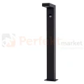Lampa zewnętrzna stojąca słupek ogrodowy z czujnikiem PIR TEXAS IP54 3000K 60 cm antracyt 288 (3).webp
