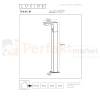 Lampa zewnętrzna stojąca słupek ogrodowy z czujnikiem PIR TEXAS IP54 3000K 60 cm antracyt 288 (4).webp