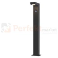 Lampa zewnętrzna stojąca słupek ogrodowy z czujnikiem PIR TEXAS IP54 3000K 60 cm antracyt 28851_6.webp