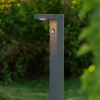 Lampa zewnętrzna stojąca słupek ogrodowy z czujnikiem PIR TEXAS IP54 3000K 60 cm antracyt perfektmarket 1.webp