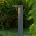 Lampa zewnętrzna stojąca słupek ogrodowy z czujnikiem PIR TEXAS IP54 3000K 60 cm antracyt perfektmarket 1.webp