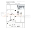 Lampa zewnętrzna stojąca słupek ogrodowy z czujnikiem PIR TEXAS IP54 3000K 60 cm antracyt perfektmarket 6.webp