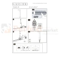 Lampa zewnętrzna stojąca słupek ogrodowy z czujnikiem PIR TEXAS IP54 3000K 60 cm antracyt perfektmarket 6.webp