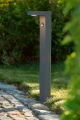 Lampa zewnętrzna stojąca słupek ogrodowy z czujnikiem PIR TEXAS IP54 3000K 60 cm antracyt perfektmarket.webp