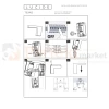 Kinkiet zewnętrzny TEXAS IP54 3000K 60 cm antracyt 28850_23_30 montaż perfektmarket.webp