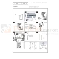Kinkiet zewnętrzny TEXAS IP54 3000K 60 cm antracyt 28850_23_30 montaż perfektmarket.webp