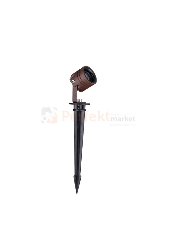 SENTO reflektor ogrodowy wbijany 24V do roślin drzew IP65 3W 2700K rdzawy corten perfektmarket (1).webp