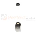 Lampa wisząca VASO 3 SMOKED 4W dymione szkło czarna perfektmarket.webp