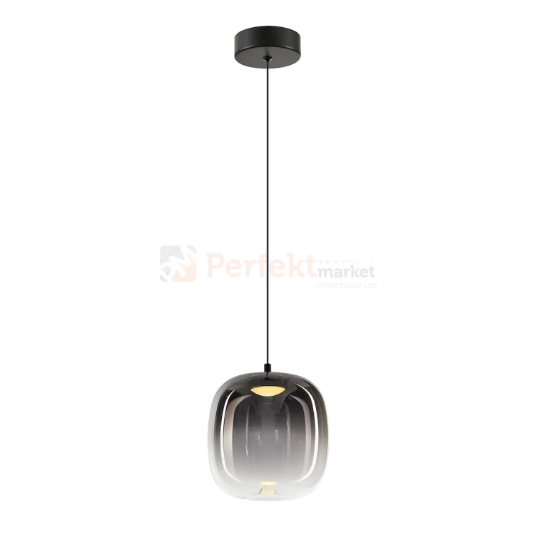 Lampa wisząca VASO 2 SMOKED ML1400 4W 3000K dymione szkło czarnaperfektmarket (4).webp
