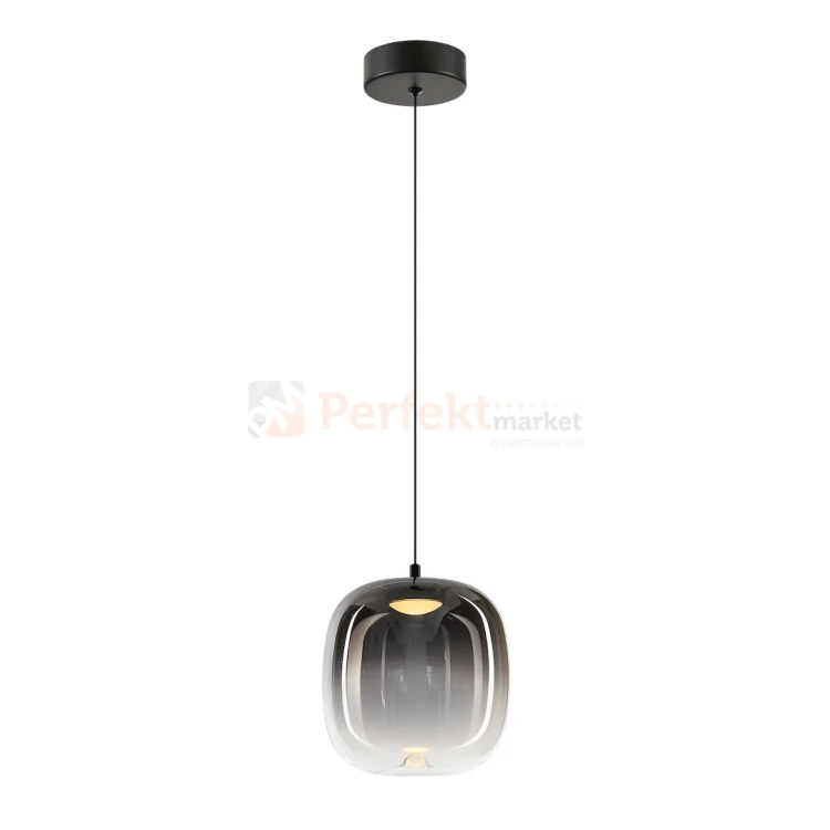 Lampa wisząca VASO 2 SMOKED ML1400 4W 3000K dymione szkło czarnaperfektmarket (2).webp