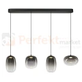 Lampa wisząca VASO SMOKED ML1407 15W 3000K dymione szkło czarna  perfektmarket (5).webp