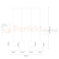 Lampa wisząca VASO SMOKED ML1407 15W 3000K dymione szkło czarna  perfektmarket (1).webp