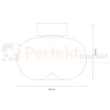 Lampa sufitowa VASO SMOKED ML1409 4W 3000K dymione szkło czarna perfektmarket (1).webp