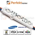 Moduł LED GOQ Samsung 3 SMD 5050 RGB IP68 wodoodporny