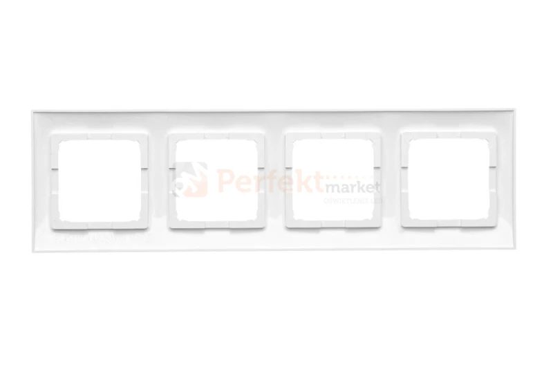 DRK4/11 Ramka 4- krotna do puszek karton-gips, biały, perfektmarket (1)