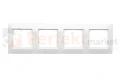 DRK4/11 Ramka 4- krotna do puszek karton-gips, biały, perfektmarket (0)