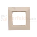 DRK1/41 Ramka 1- krotna do puszek karton-gips, kremowy, perfektmarket (0)