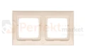 DRK2/41 Ramka 2- krotna do puszek karton-gips, kremowy, perfektmarket (2)