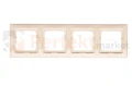 DRK4/41 Ramka 4- krotna do puszek karton-gips, kremowy, perfektmarket (2)