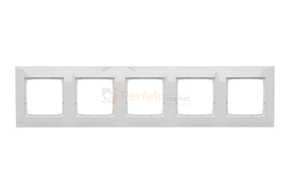 DR5/AB11 Ramka 5- krotna, antybakteryjny biały, perfektmarket (0)