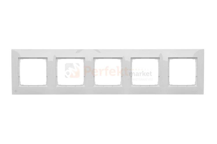 DR5/AB11 Ramka 5- krotna, antybakteryjny biały, perfektmarket (0)