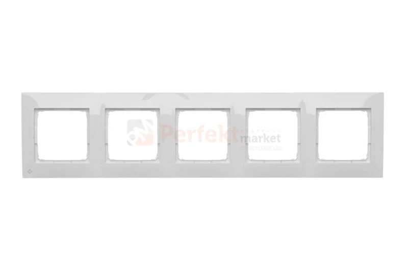 DR5/AB11 Ramka 5- krotna, antybakteryjny biały, perfektmarket (1)