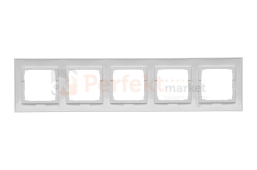 DR5/AB11 Ramka 5- krotna, antybakteryjny biały, perfektmarket (2)