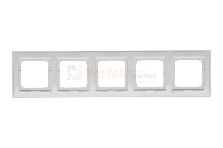DR5/AB11 Ramka 5- krotna, antybakteryjny biały, perfektmarket (2)