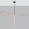 Lampa wisząca nowoczesna Sollux Pastelo 1 1xG9 SL.1266 IP20 - naturalne drewno 08