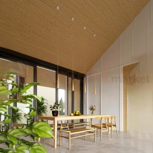 Lampa wisząca SULA 1 naturalne drewno Sollux SL.1100