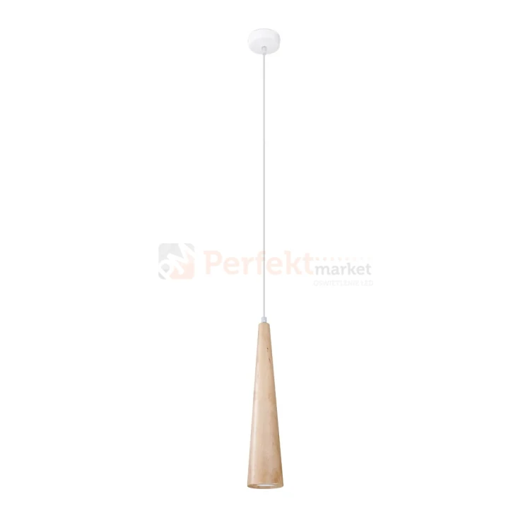 Lampa wisząca SULA 1 naturalne drewno Sollux SL.1100 perfektmarket.webp