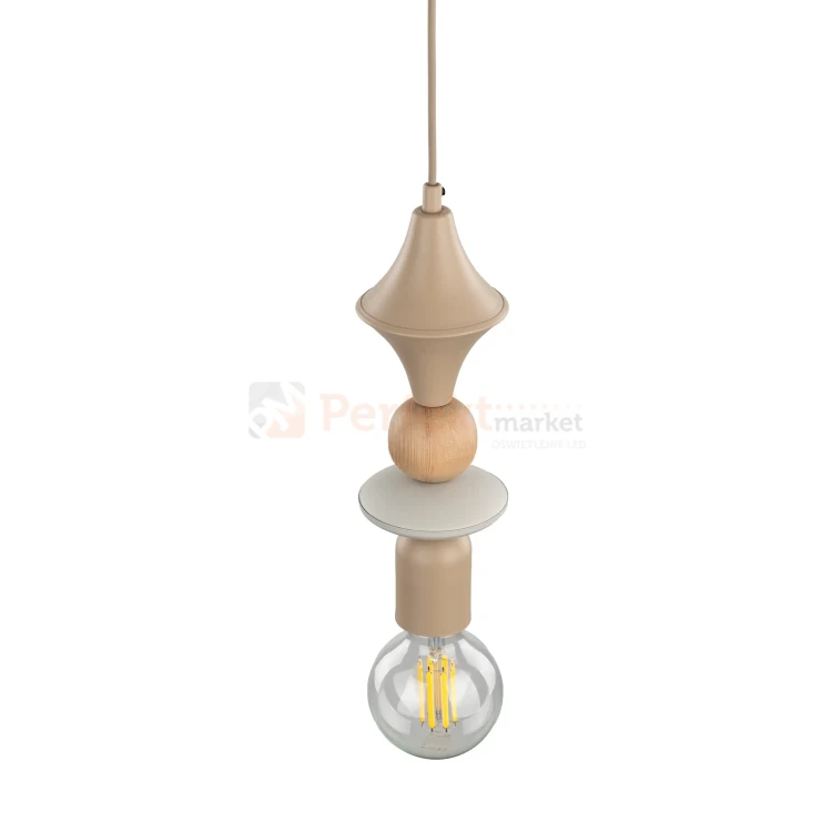 Lampa wisząca TOWER SABIA WOOD 1XE27 perfektmarket (1).webp
